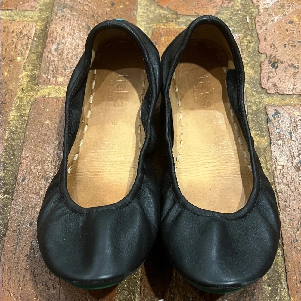 Tieks Classic Matte Black Ballet Flats